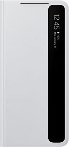 Smart Clear View Cover для Samsung S21 Ultra (серый)